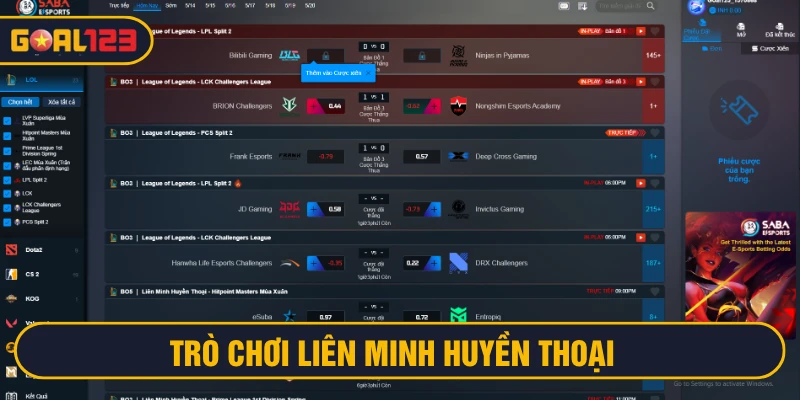 Game Liên minh huyền thoại thu hút nhiều người tham gia