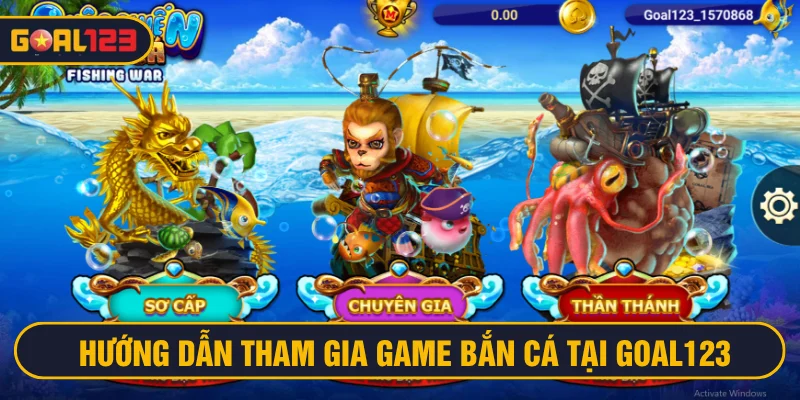 Lựa chọn phòng chơi, đặt cược và bắt đầu chinh chiến