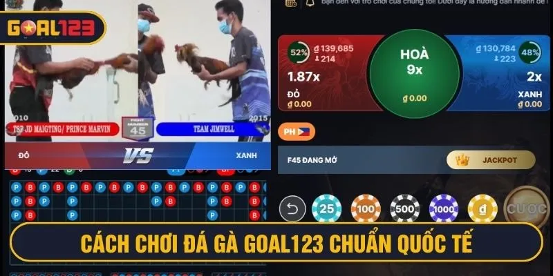 Tham gia đặt cược đá gà Goal123 với luật chơi đơn giản