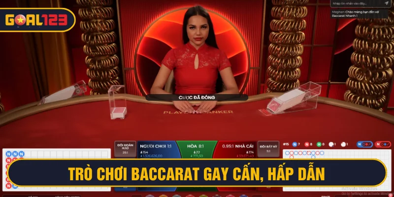 Tựa game Baccarat gay cấn, hấp dẫn thu hút người chơi